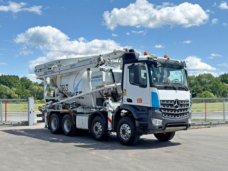 Mercedes-Benz AROCS 3743 * Betonpumpe + FUNK * 8x4 * TOP - Mikser za beton: slika 1 Mercedes-Benz AROCS 3743 * Betonpumpe + FUNK * 8x4 * TOP - Mikser za beton: slika 1