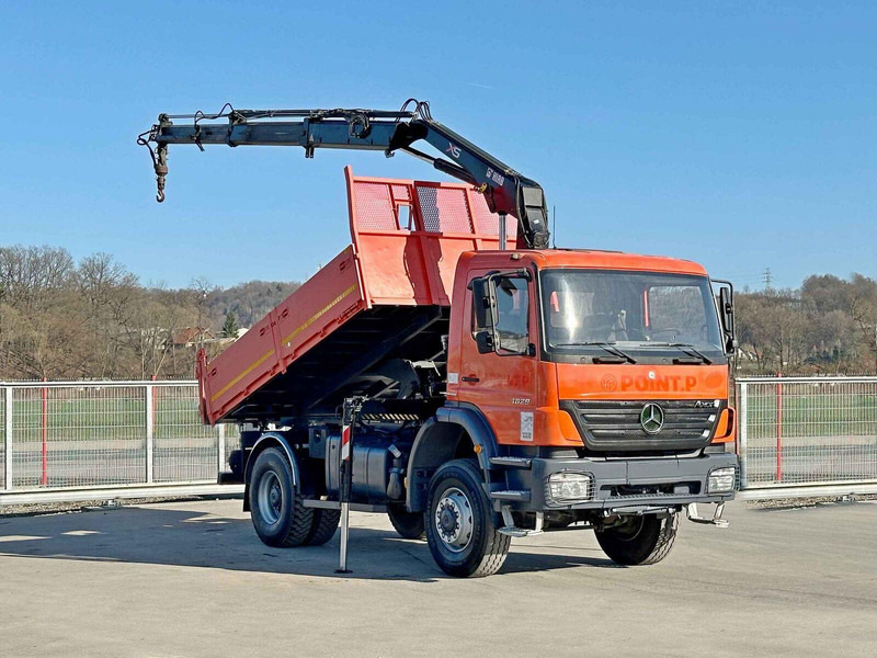 Mercedes-Benz AXOR 1829 * HIAB 1111 HIDUO + FUNK * TOP * 4x4 - Istovarivač, Kamion sa dizalicom: slika 2 Mercedes-Benz AXOR 1829 * HIAB 1111 HIDUO + FUNK * TOP * 4x4 - Istovarivač, Kamion sa dizalicom: slika 2