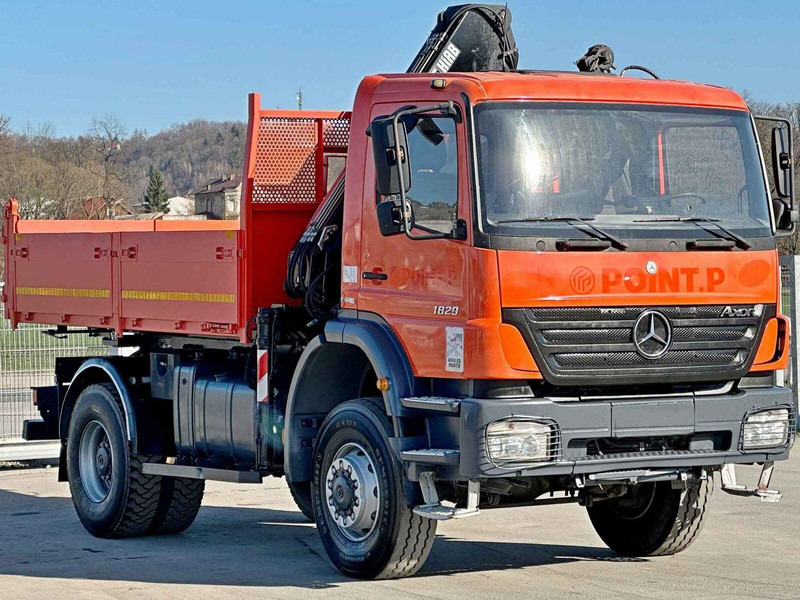 Mercedes-Benz AXOR 1829 * HIAB 1111 HIDUO + FUNK * TOP * 4x4 - Istovarivač, Kamion sa dizalicom: slika 4 Mercedes-Benz AXOR 1829 * HIAB 1111 HIDUO + FUNK * TOP * 4x4 - Istovarivač, Kamion sa dizalicom: slika 4