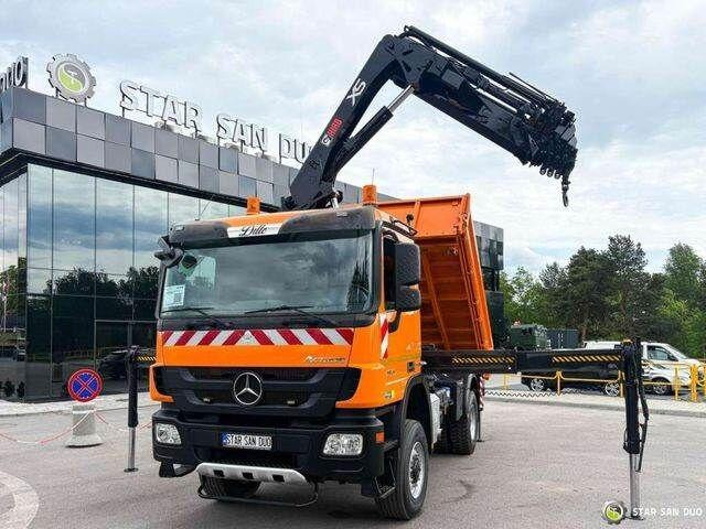Mercedes-Benz Actros 1841 AK 4x4 Hiab 288E-7 Crane Kipper - Istovarivač, Kamion sa dizalicom: slika 4 Mercedes-Benz Actros 1841 AK 4x4 Hiab 288E-7 Crane Kipper - Istovarivač, Kamion sa dizalicom: slika 4