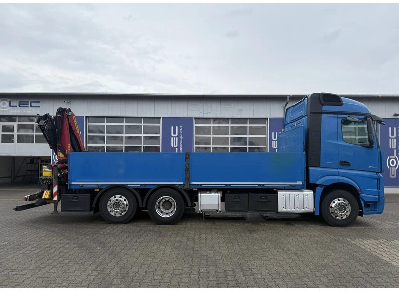 Mercedes-Benz Actros 2545 - Flatbed + crane 6x2 - Kamion sa tovarnim sandukom, Kamion sa dizalicom: slika 5 Mercedes-Benz Actros 2545 - Flatbed + crane 6x2 - Kamion sa tovarnim sandukom, Kamion sa dizalicom: slika 5