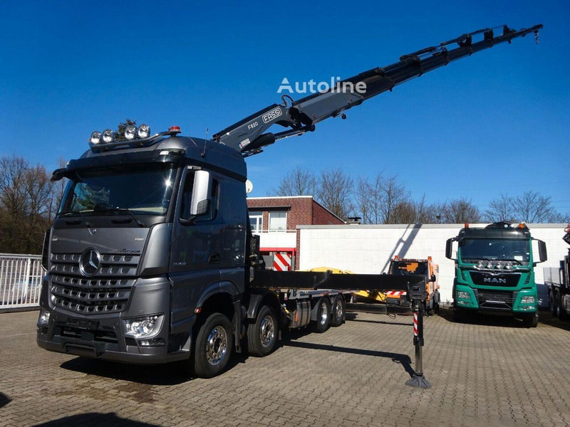 Mercedes-Benz Arocs 3453 8x2 Open Flatbed + Crane Fassi F820 - Kamion sa tovarnim sandukom, Kamion sa dizalicom: slika 5 Mercedes-Benz Arocs 3453 8x2 Open Flatbed + Crane Fassi F820 - Kamion sa tovarnim sandukom, Kamion sa dizalicom: slika 5