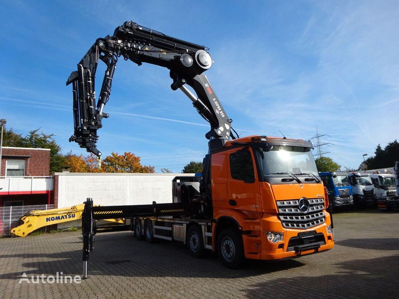 Mercedes-Benz Arocs 3751 - Flatbed+crane - Kamion sa tovarnim sandukom, Kamion sa dizalicom: slika 4 Mercedes-Benz Arocs 3751 - Flatbed+crane - Kamion sa tovarnim sandukom, Kamion sa dizalicom: slika 4