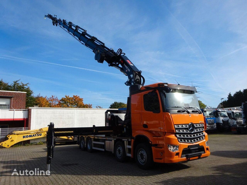 Mercedes-Benz Arocs 3751 - Flatbed+crane - Kamion sa tovarnim sandukom, Kamion sa dizalicom: slika 3 Mercedes-Benz Arocs 3751 - Flatbed+crane - Kamion sa tovarnim sandukom, Kamion sa dizalicom: slika 3