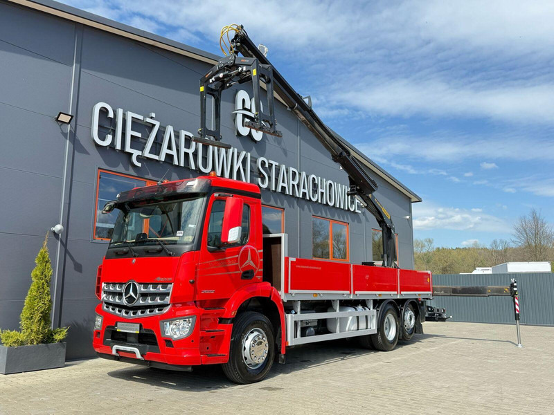 Mercedes-Benz Arocs Actros 2532 / E6 / 6x2 / skrzynia + żuraw Palfinger / budo - Kamion sa tovarnim sandukom, Kamion sa dizalicom: slika 1 Mercedes-Benz Arocs Actros 2532 / E6 / 6x2 / skrzynia + żuraw Palfinger / budo - Kamion sa tovarnim sandukom, Kamion sa dizalicom: slika 1
