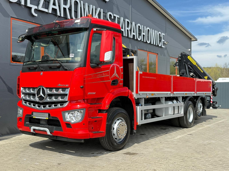 Mercedes-Benz Arocs Actros 2532 / E6 / 6x2 / skrzynia + żuraw Palfinger / budo - Kamion sa tovarnim sandukom, Kamion sa dizalicom: slika 2 Mercedes-Benz Arocs Actros 2532 / E6 / 6x2 / skrzynia + żuraw Palfinger / budo - Kamion sa tovarnim sandukom, Kamion sa dizalicom: slika 2