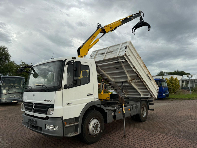 Mercedes-Benz Atego 1218 Meiller Kipper / Kran / Greifer - Istovarivač, Kamion sa dizalicom: slika 3 Mercedes-Benz Atego 1218 Meiller Kipper / Kran / Greifer - Istovarivač, Kamion sa dizalicom: slika 3