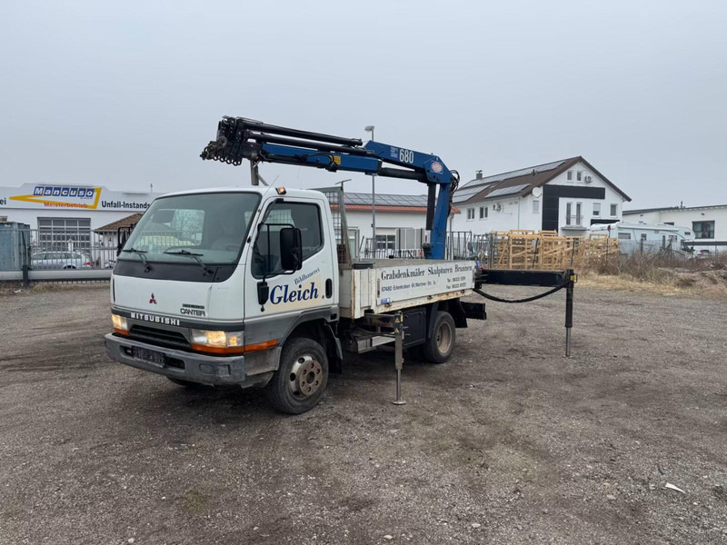 Mitsubishi Canter FE649 - Flatbed truck + crane - Kamion sa tovarnim sandukom, Kamion sa dizalicom: slika 3 Mitsubishi Canter FE649 - Flatbed truck + crane - Kamion sa tovarnim sandukom, Kamion sa dizalicom: slika 3