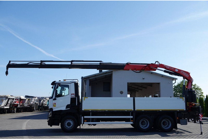 Renault C 380 / 6X4 / SKRZYNIOWY 6.4 M / + HDS FASSI F175A / MAX UDŹWIG - Kamion sa tovarnim sandukom, Kamion sa dizalicom: slika 5 Renault C 380 / 6X4 / SKRZYNIOWY 6.4 M / + HDS FASSI F175A / MAX UDŹWIG - Kamion sa tovarnim sandukom, Kamion sa dizalicom: slika 5