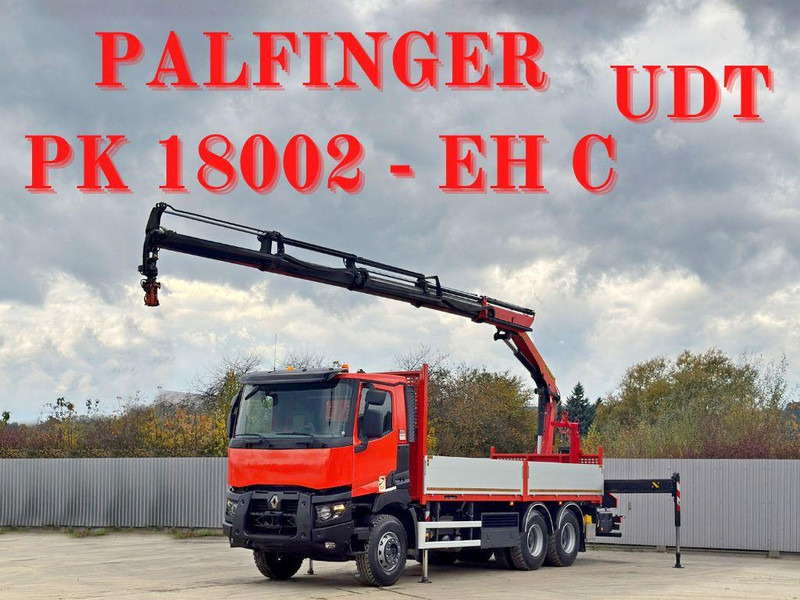 Renault C430 * PALFINGER PK 18002 - EHC + FUNK/ 6x4 - Kamion sa tovarnim sandukom, Kamion sa dizalicom: slika 3 Renault C430 * PALFINGER PK 18002 - EHC + FUNK/ 6x4 - Kamion sa tovarnim sandukom, Kamion sa dizalicom: slika 3