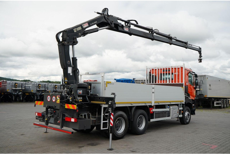 Renault K 380 / 6X4 / SKRZYNIOWY 6.2 M / + HDS HIAB 166 ES-4 / MAX UDŹWI - Kamion sa tovarnim sandukom, Kamion sa dizalicom: slika 4 Renault K 380 / 6X4 / SKRZYNIOWY 6.2 M / + HDS HIAB 166 ES-4 / MAX UDŹWI - Kamion sa tovarnim sandukom, Kamion sa dizalicom: slika 4