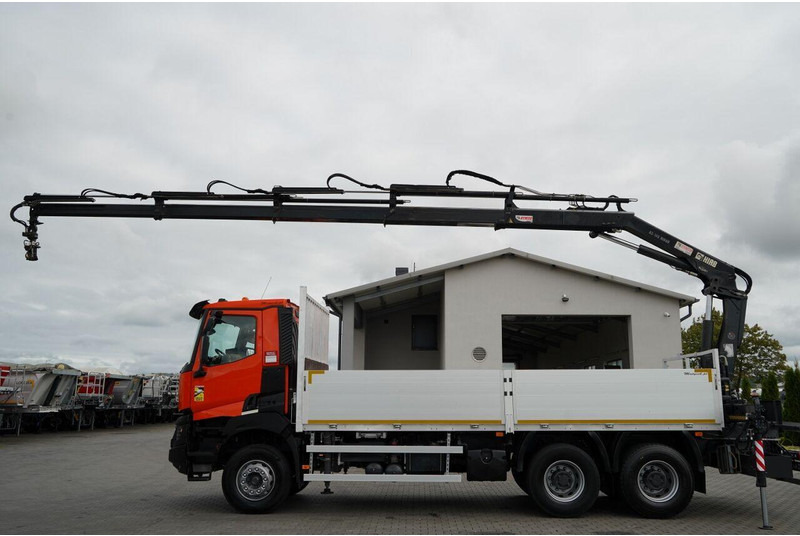 Renault K 380 / 6X4 / SKRZYNIOWY 6.2 M / + HDS HIAB 166 ES-4 / MAX UDŹWI - Kamion sa tovarnim sandukom, Kamion sa dizalicom: slika 2 Renault K 380 / 6X4 / SKRZYNIOWY 6.2 M / + HDS HIAB 166 ES-4 / MAX UDŹWI - Kamion sa tovarnim sandukom, Kamion sa dizalicom: slika 2