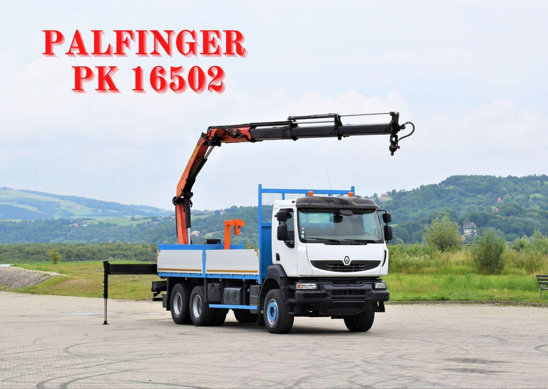 Renault KERAX 370 - Kamion sa tovarnim sandukom, Kamion sa dizalicom: slika 1 Renault KERAX 370 - Kamion sa tovarnim sandukom, Kamion sa dizalicom: slika 1