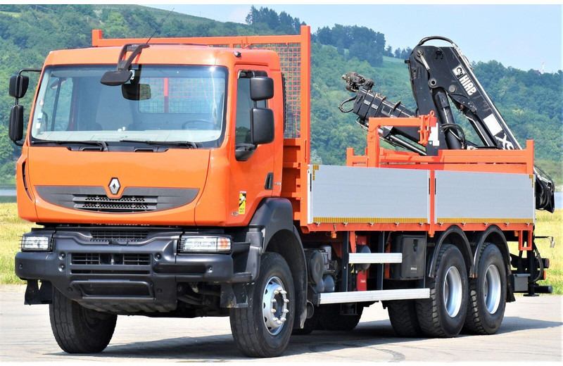 Renault KERAX 410 * HIAB 144 B-3 HIDUO / 6x4 * TOP - Kamion sa tovarnim sandukom, Kamion sa dizalicom: slika 4 Renault KERAX 410 * HIAB 144 B-3 HIDUO / 6x4 * TOP - Kamion sa tovarnim sandukom, Kamion sa dizalicom: slika 4