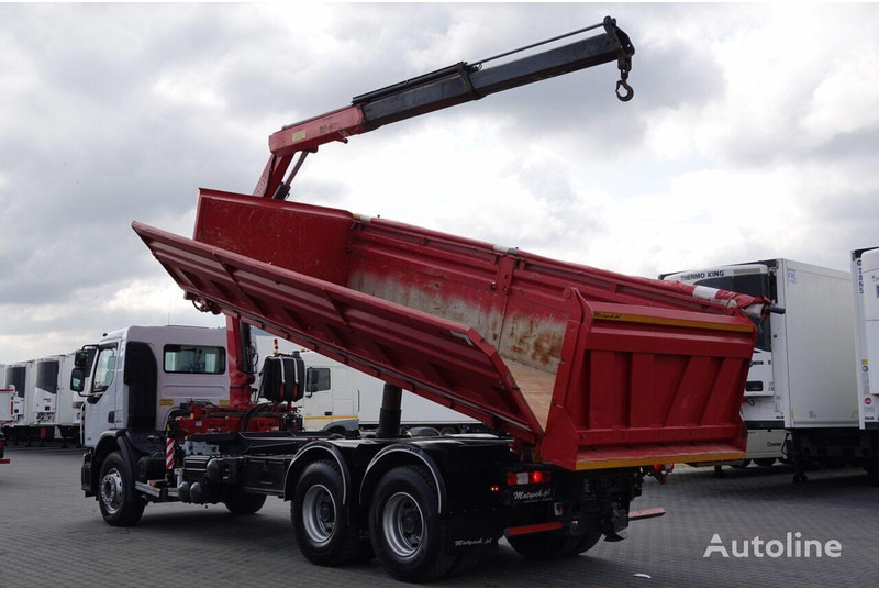 Renault LANDER 3 way tipper + crane FASSI 130 6x4 - Istovarivač, Kamion sa dizalicom: slika 4 Renault LANDER 3 way tipper + crane FASSI 130 6x4 - Istovarivač, Kamion sa dizalicom: slika 4