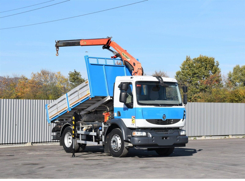 Renault MIDLUM 270 DXI *TIPPER 3,50m *PK 8501-K/FUNK - Istovarivač, Kamion sa dizalicom: slika 1 Renault MIDLUM 270 DXI *TIPPER 3,50m *PK 8501-K/FUNK - Istovarivač, Kamion sa dizalicom: slika 1
