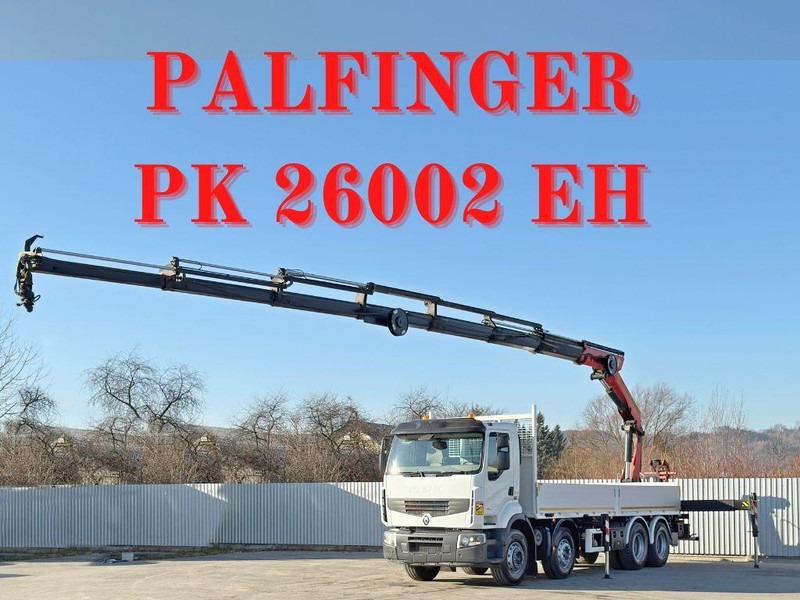 Renault Premium 430 DXI * PRITSCHE 7,40m *PK 26002 EH - Kamion sa tovarnim sandukom, Kamion sa dizalicom: slika 1 Renault Premium 430 DXI * PRITSCHE 7,40m *PK 26002 EH - Kamion sa tovarnim sandukom, Kamion sa dizalicom: slika 1