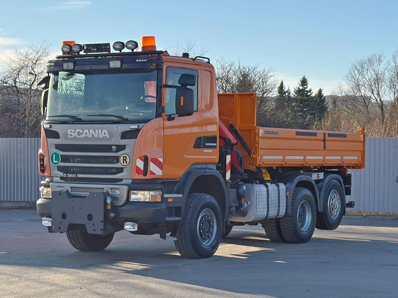 Scania G 360 * KIPPER 4,60m * PALFINGER PK 11002/ 4x4 - Istovarivač, Kamion sa dizalicom: slika 4 Scania G 360 * KIPPER 4,60m * PALFINGER PK 11002/ 4x4 - Istovarivač, Kamion sa dizalicom: slika 4