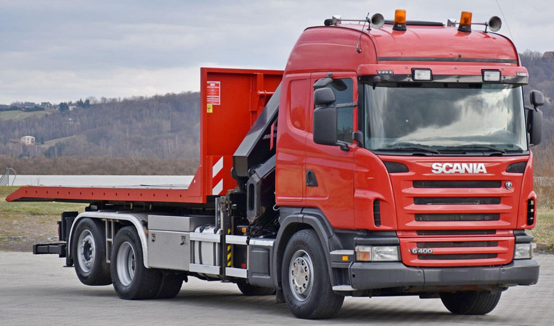 Scania G 400 - Kamion sa kablovskim sistemom, Kamion sa dizalicom: slika 3 Scania G 400 - Kamion sa kablovskim sistemom, Kamion sa dizalicom: slika 3