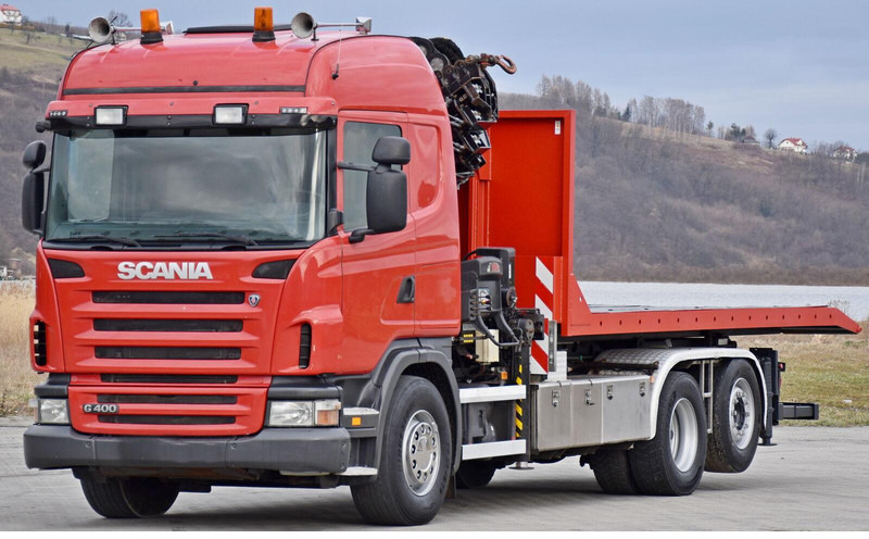 Scania G 400 - Kamion sa kablovskim sistemom, Kamion sa dizalicom: slika 4 Scania G 400 - Kamion sa kablovskim sistemom, Kamion sa dizalicom: slika 4