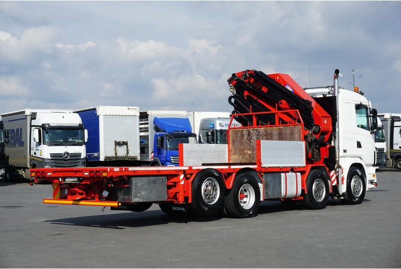 Kamion sa tovarnim sandukom, Kamion sa dizalicom Scania G 480 / 8 X 2 / SKRZYNIOWY + HDS / HMF THOR - O K6 + JIB FJ 2000: slika 8