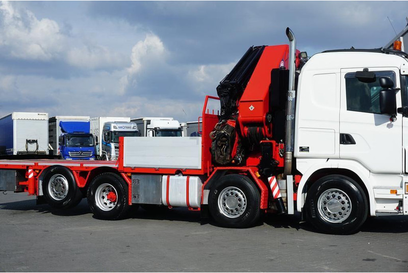 Kamion sa tovarnim sandukom, Kamion sa dizalicom Scania G 480 / 8 X 2 / SKRZYNIOWY + HDS / HMF THOR - O K6 + JIB FJ 2000: slika 19