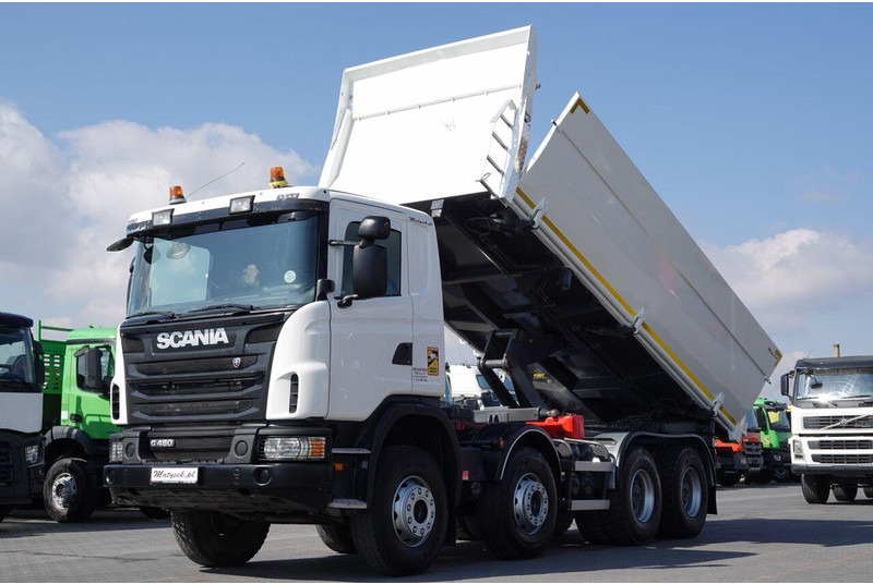 Scania G 480 / 8x4 / WYWROTKA / HYDROBURTA / BORDMATIC / MANUAL - Istovarivač: slika 1 Scania G 480 / 8x4 / WYWROTKA / HYDROBURTA / BORDMATIC / MANUAL - Istovarivač: slika 1