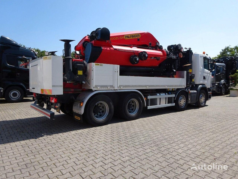 Scania G410 - Flatbed+crane - Kamion sa tovarnim sandukom, Kamion sa dizalicom: slika 4 Scania G410 - Flatbed+crane - Kamion sa tovarnim sandukom, Kamion sa dizalicom: slika 4