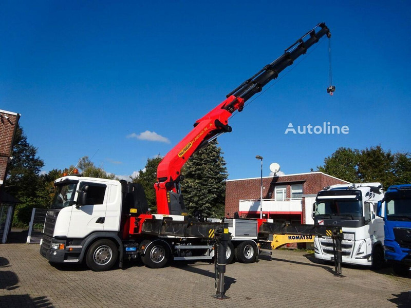 Scania G410 - Flatbed+crane - Kamion sa tovarnim sandukom, Kamion sa dizalicom: slika 5 Scania G410 - Flatbed+crane - Kamion sa tovarnim sandukom, Kamion sa dizalicom: slika 5