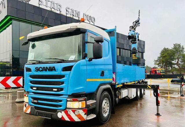Scania G450 6x4 PALFINGER PK 42002 SH Fly Jib Crane - Kamion sa tovarnim sandukom, Kamion sa dizalicom: slika 4 Scania G450 6x4 PALFINGER PK 42002 SH Fly Jib Crane - Kamion sa tovarnim sandukom, Kamion sa dizalicom: slika 4