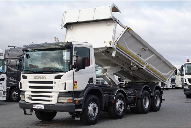 Scania P 380 / 8x4 / WYWROTKA / HYDROBURTA / BORDMATIC / SPROWADZONA / - Istovarivač: slika 1 Scania P 380 / 8x4 / WYWROTKA / HYDROBURTA / BORDMATIC / SPROWADZONA / - Istovarivač: slika 1
