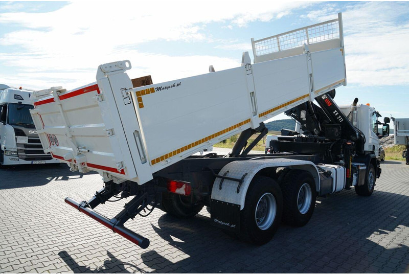 Scania P 410 / 6x4 / WYWROTKA - 6 M + HDS HIAB XS 211 / STEROWANIE RADI - Istovarivač, Kamion sa dizalicom: slika 3 Scania P 410 / 6x4 / WYWROTKA - 6 M + HDS HIAB XS 211 / STEROWANIE RADI - Istovarivač, Kamion sa dizalicom: slika 3