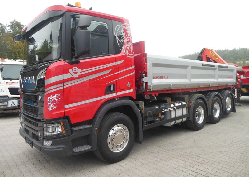 Scania R 580 8X4 + PALFINGER PK 19.001 crane - Istovarivač, Kamion sa dizalicom: slika 1 Scania R 580 8X4 + PALFINGER PK 19.001 crane - Istovarivač, Kamion sa dizalicom: slika 1