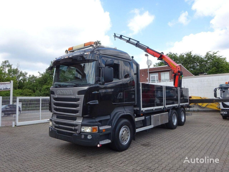 Scania R620 V8 6x2 Flatbed + Palfinger Crane PK 22002 EH - Kamion sa tovarnim sandukom, Kamion sa dizalicom: slika 2 Scania R620 V8 6x2 Flatbed + Palfinger Crane PK 22002 EH - Kamion sa tovarnim sandukom, Kamion sa dizalicom: slika 2