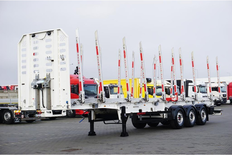 Schwarzmüller / KŁONICOWA / DO DREWNA WAGA 5 700 KG / OŚ PODNOSZONA - Prikolica šticarka: slika 1 Schwarzmüller / KŁONICOWA / DO DREWNA WAGA 5 700 KG / OŚ PODNOSZONA - Prikolica šticarka: slika 1