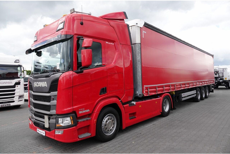 Scania R 450 / OPONY 100% / 2021 ROK / ZESTAW / FIRANKA / MULDA DO STAL - Tegljač: slika 2 Scania R 450 / OPONY 100% / 2021 ROK / ZESTAW / FIRANKA / MULDA DO STAL - Tegljač: slika 2