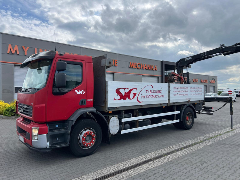 Volvo FE 320 FLATBED CRANE KRAN HDS HIAB 122B-2 DUO - Kamion sa tovarnim sandukom, Kamion sa dizalicom: slika 2 Volvo FE 320 FLATBED CRANE KRAN HDS HIAB 122B-2 DUO - Kamion sa tovarnim sandukom, Kamion sa dizalicom: slika 2
