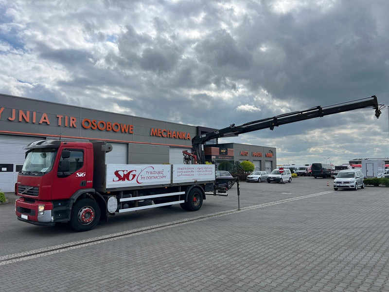 Volvo FE 320 FLATBED CRANE KRAN HDS HIAB 122B-2 DUO - Kamion sa tovarnim sandukom, Kamion sa dizalicom: slika 1 Volvo FE 320 FLATBED CRANE KRAN HDS HIAB 122B-2 DUO - Kamion sa tovarnim sandukom, Kamion sa dizalicom: slika 1