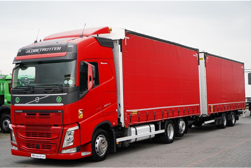 Volvo FH 460 / ZESTAW TANDEM 120 M3 / PRZEJAZDOWY / I-PARK COOL / WIEL - Kamion sa ceradom: slika 2 Volvo FH 460 / ZESTAW TANDEM 120 M3 / PRZEJAZDOWY / I-PARK COOL / WIEL - Kamion sa ceradom: slika 2