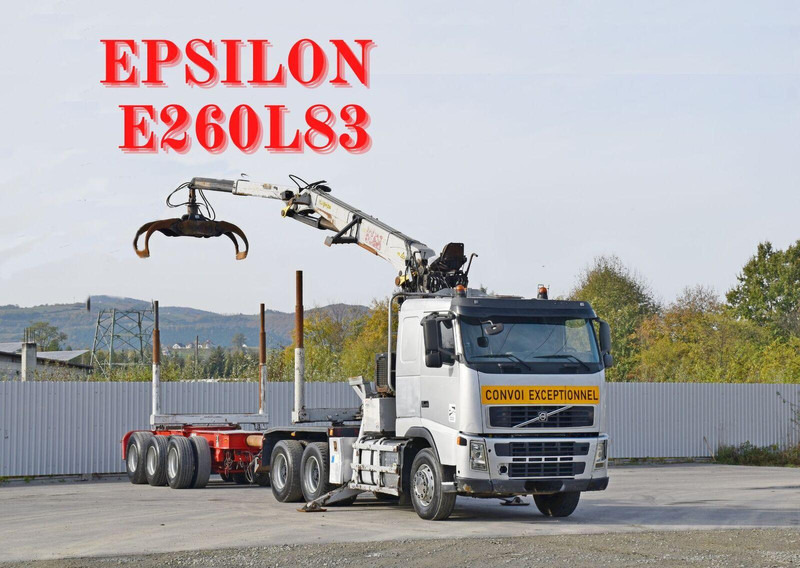 Volvo FH 520 * EPSILON E260L83 * Anhänger /6x4 - Šticar, Kamion sa dizalicom: slika 1 Volvo FH 520 * EPSILON E260L83 * Anhänger /6x4 - Šticar, Kamion sa dizalicom: slika 1
