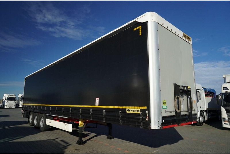 Wielton FIRANKA STANDARD / MULDA DO STALI - 9 M / OŚ PODNOSZONA / SAF / - Poluprikolica sa ceradom: slika 2 Wielton FIRANKA STANDARD / MULDA DO STALI - 9 M / OŚ PODNOSZONA / SAF / - Poluprikolica sa ceradom: slika 2