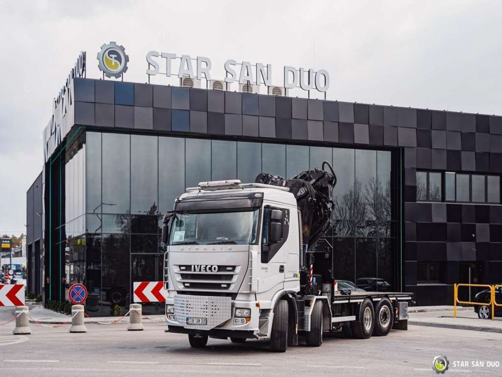 Iveco STRALIS AS320S50Y 8x2 HMF 8520-0K6 FLY JIB Winc - Kamion sa dizalicom: slika 5 Iveco STRALIS AS320S50Y 8x2 HMF 8520-0K6 FLY JIB Winc - Kamion sa dizalicom: slika 5