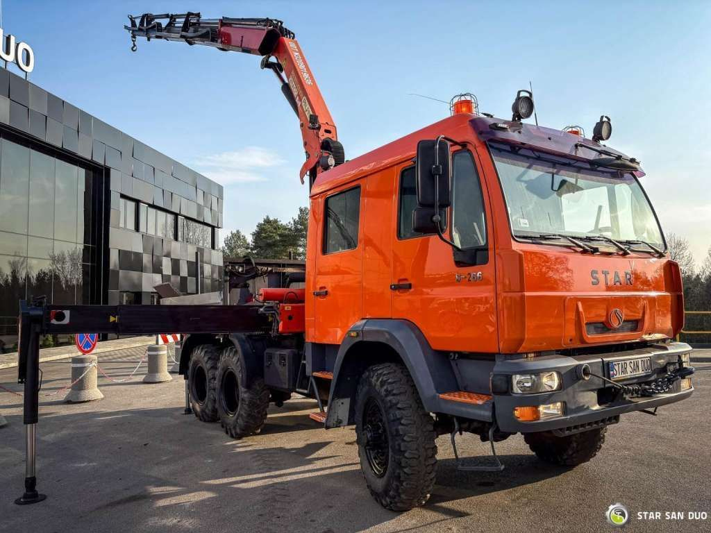 MAN STAR 266 MAN 6x6 PALFINGER PK 18001 Crane Kran - Kamion sa dizalicom: slika 4 MAN STAR 266 MAN 6x6 PALFINGER PK 18001 Crane Kran - Kamion sa dizalicom: slika 4