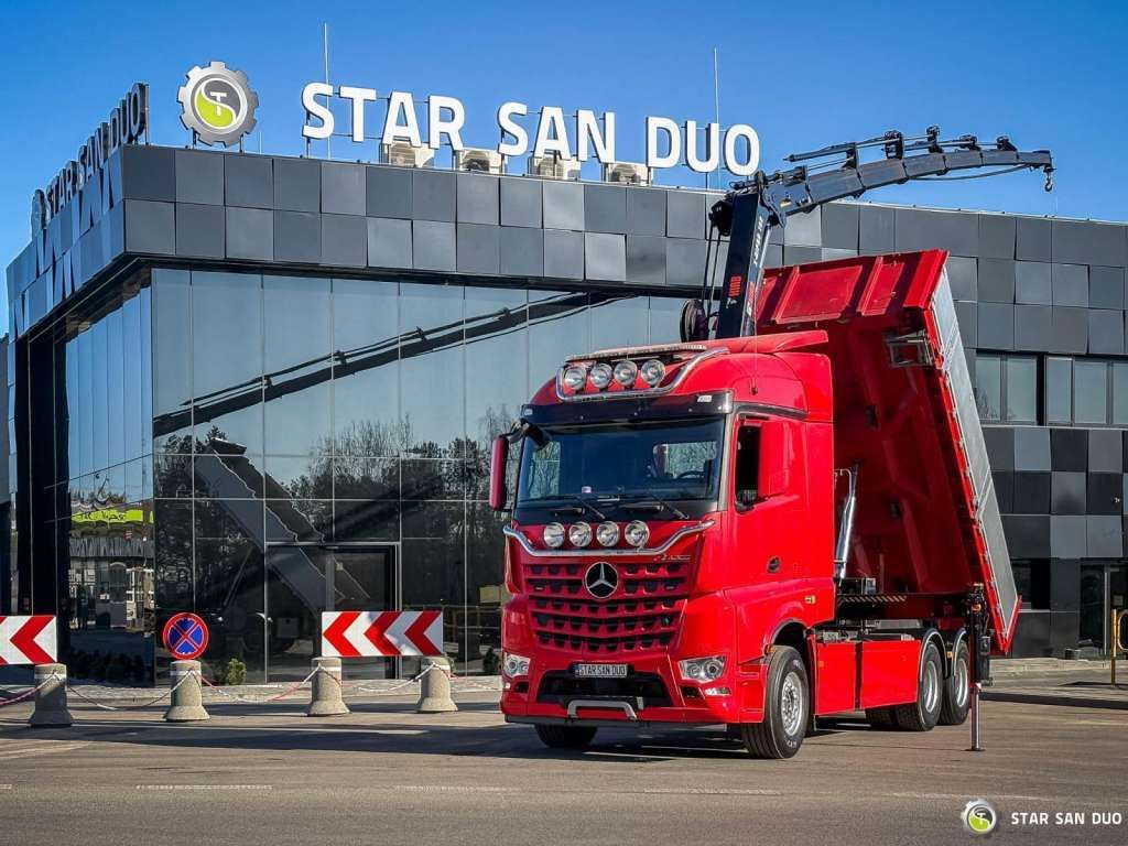 Mercedes-Benz AROCS 3358L 6x4 HIAB 192X-HIPRO E-6 Crane Kippe - Istovarivač: slika 1 Mercedes-Benz AROCS 3358L 6x4 HIAB 192X-HIPRO E-6 Crane Kippe - Istovarivač: slika 1