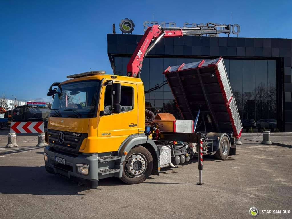 Mercedes-Benz AXOR 1824 4x2 HMF 975 HDS Crane Rotator Kipper Mercedes-Benz AXOR 1824 4x2 HMF 975 HDS Crane Rotator Kipper - Kamion sa dizalicom, Istovarivač: slika 4 Mercedes-Benz AXOR 1824 4x2 HMF 975 HDS Crane Rotator Kipper Mercedes-Benz AXOR 1824 4x2 HMF 975 HDS Crane Rotator Kipper - Kamion sa dizalicom, Istovarivač: slika 4