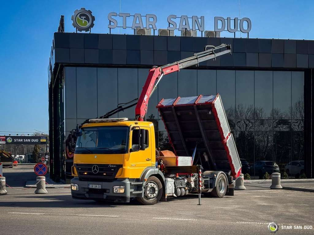 Mercedes-Benz AXOR 1824 4x2 HMF 975 HDS Crane Rotator Kipper - Kamion sa dizalicom: slika 1 Mercedes-Benz AXOR 1824 4x2 HMF 975 HDS Crane Rotator Kipper - Kamion sa dizalicom: slika 1