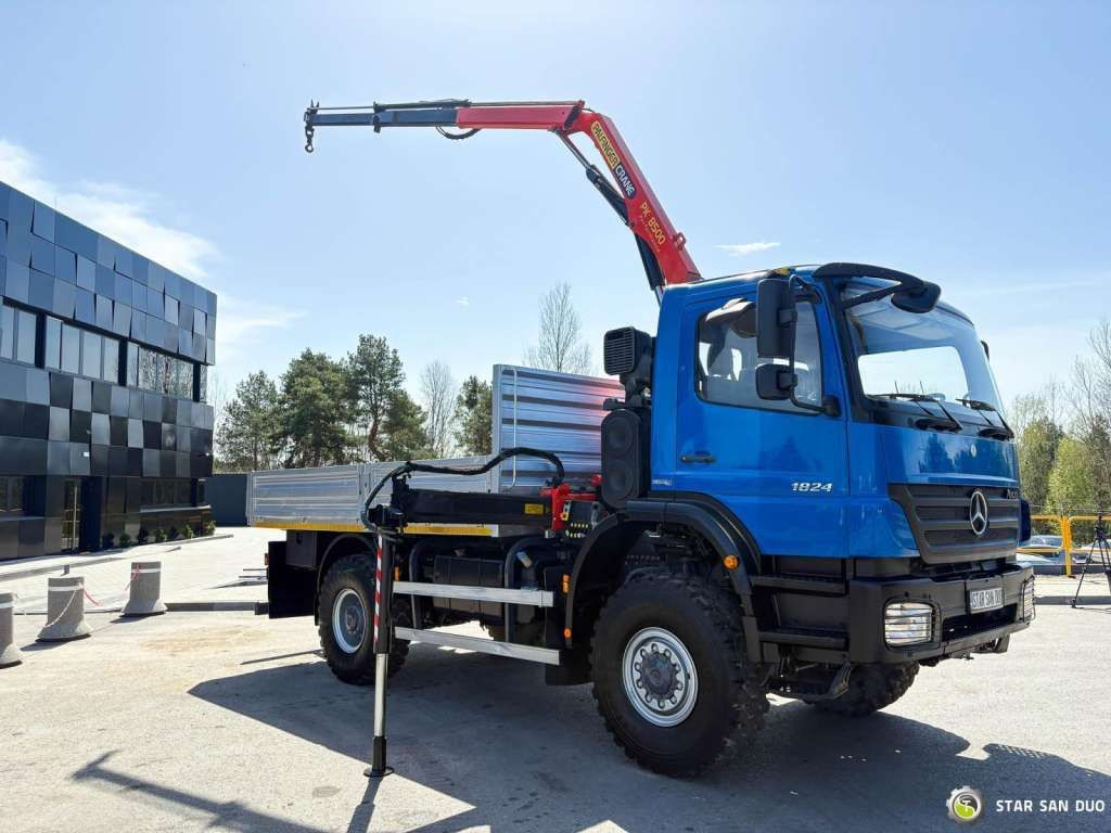 Mercedes-Benz AXOR 1824 4x4 PALFINGER PK 8500 Crane Kran - Kamion sa dizalicom: slika 2 Mercedes-Benz AXOR 1824 4x4 PALFINGER PK 8500 Crane Kran - Kamion sa dizalicom: slika 2