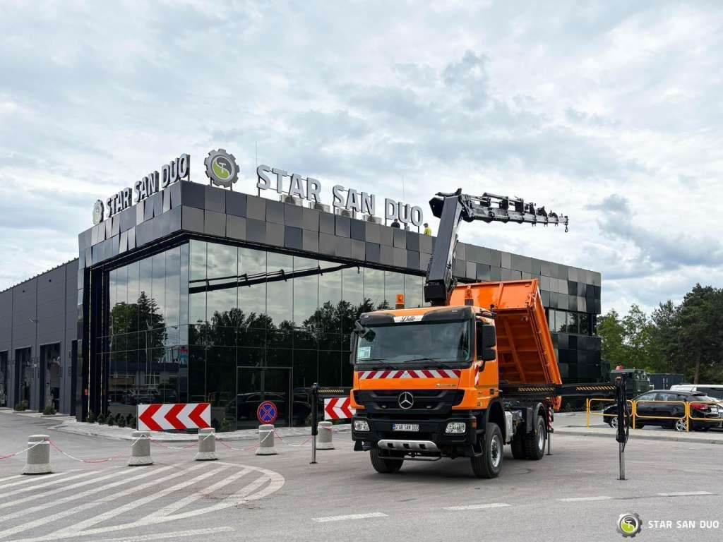 Mercedes-Benz Actros 1841 AK 4x4 Hiab 288E-7 Crane Kipper - Kamion sa dizalicom: slika 2 Mercedes-Benz Actros 1841 AK 4x4 Hiab 288E-7 Crane Kipper - Kamion sa dizalicom: slika 2