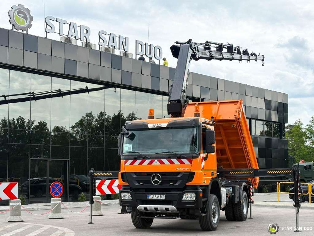 Mercedes-Benz Actros 1841 AK 4x4 Hiab 288E-7 Crane Kipper - Kamion sa dizalicom: slika 5 Mercedes-Benz Actros 1841 AK 4x4 Hiab 288E-7 Crane Kipper - Kamion sa dizalicom: slika 5