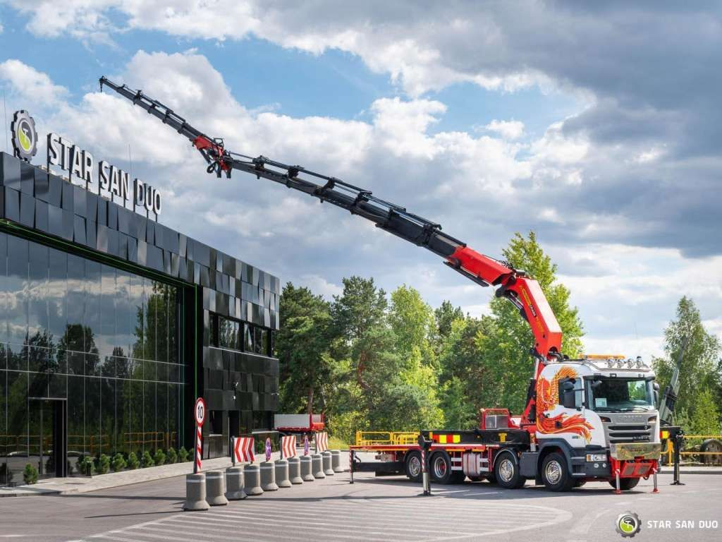 Scania G450 8x2 PALFINGER PK 85002 Fly Jib Winch - Kamion sa dizalicom: slika 2 Scania G450 8x2 PALFINGER PK 85002 Fly Jib Winch - Kamion sa dizalicom: slika 2